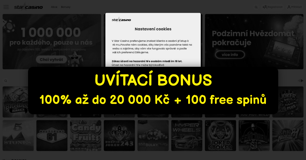 Star Casino - Nejlepší Online Automaty a Bonusy