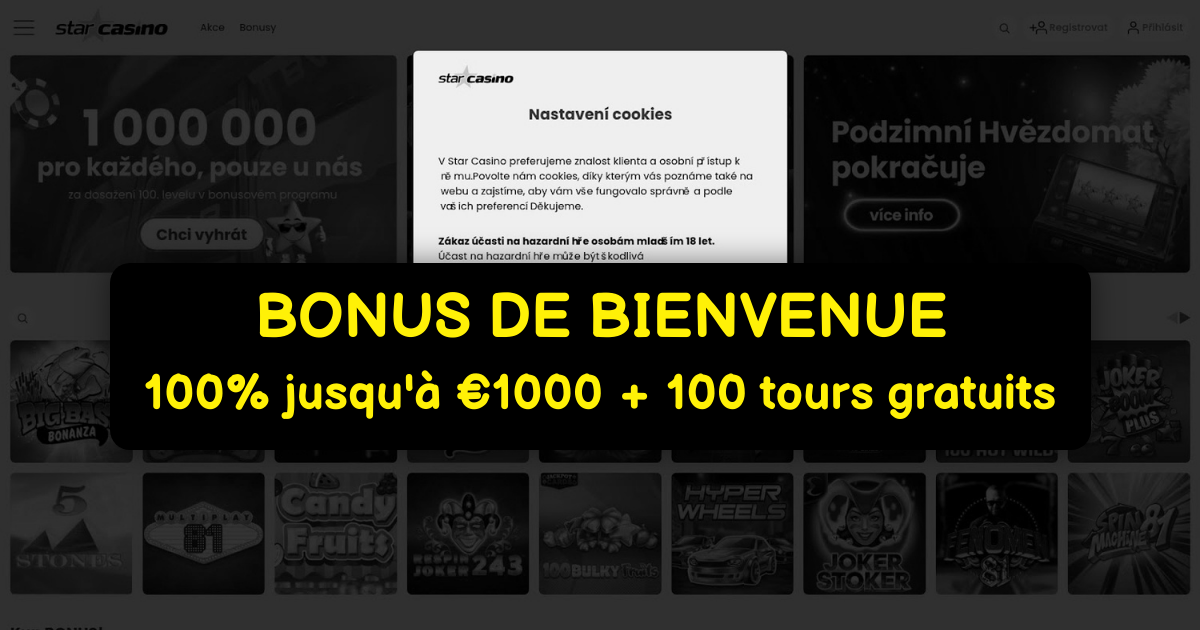 Star Casino - Meilleures Machines à Sous en Ligne et Bonus France