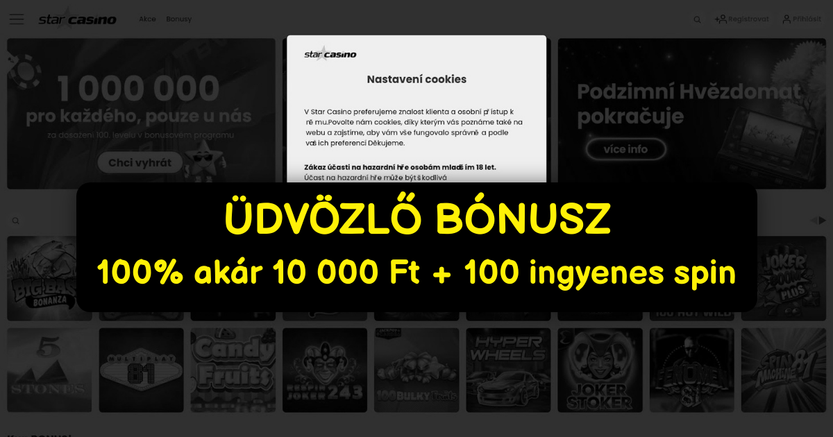 Star Casino - Online Nyerőgépek és Bónuszok